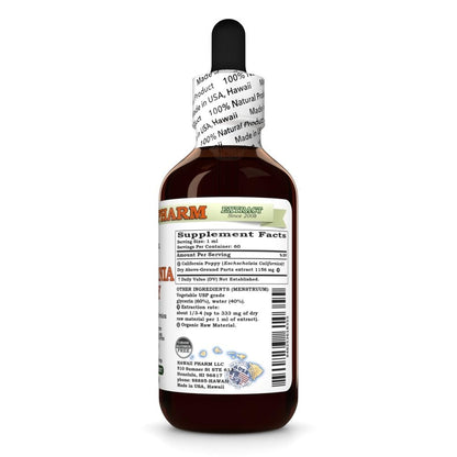 California Poppy Alcohol-Free Liquid Extract – Nervous System Support | HawaiiPharm 2 oz
