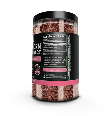 Pure Original Ingredients Hawthorn Berry Extract (730 Capsules) Pure & Natural, No Additives Or Fillers