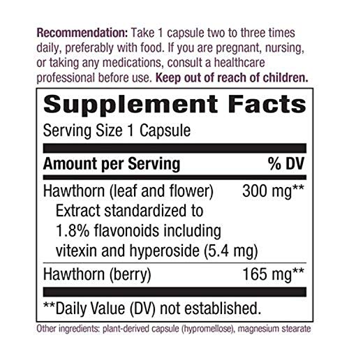 Hawthorn Standardized Extract - 90 Capsules | Heart Health Support