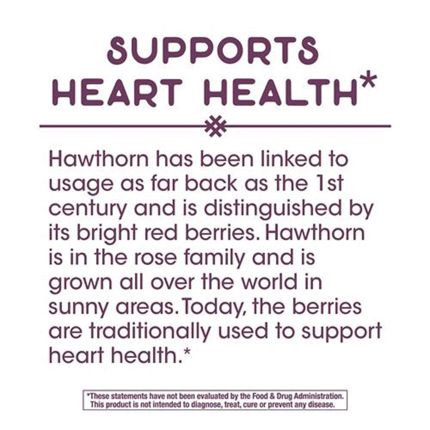 Hawthorn Standardized Extract - 90 Capsules | Heart Health Support