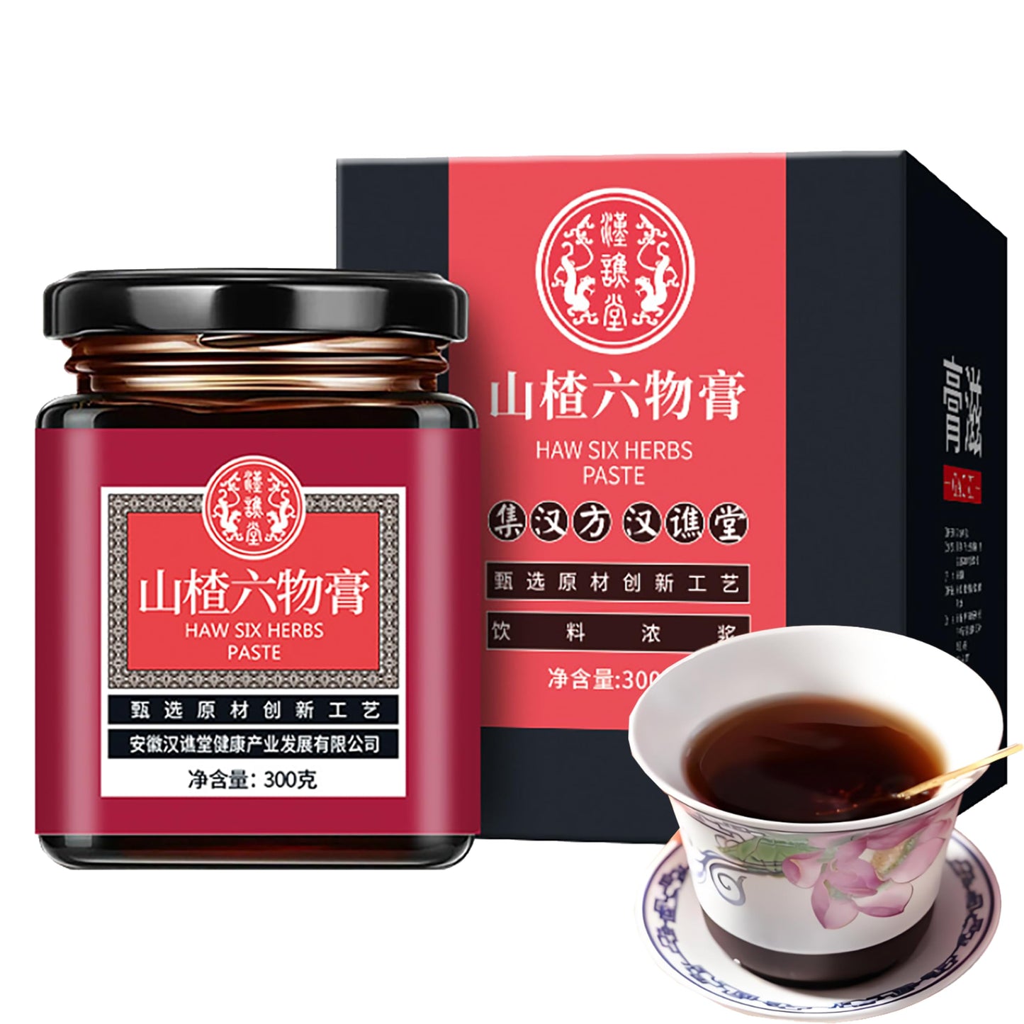 Hawthorn Liuwu Cream 300g (10.58oz) - Hawthorn Six-Item Paste