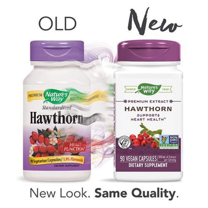 Hawthorn Standardized Extract - 90 Capsules | Heart Health Support