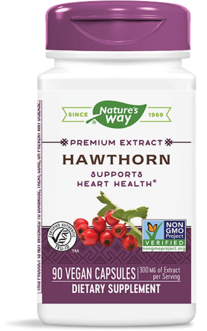 Hawthorn Standardized Extract - 90 Capsules | Heart Health Support