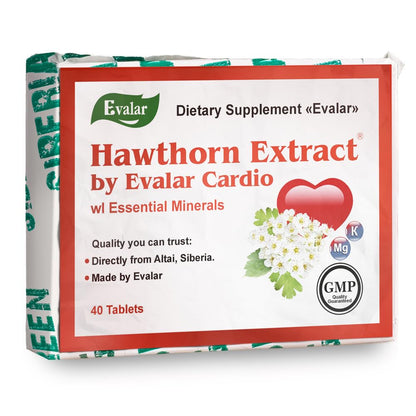 Hawthorn by Evalar Cardio 40 Tabs | CardioActive Hawthorn