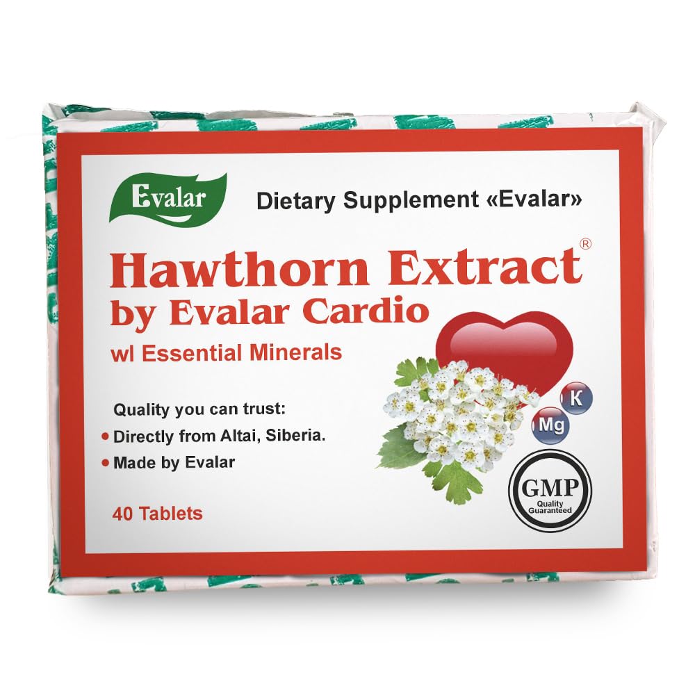 Hawthorn by Evalar Cardio 40 Tabs | CardioActive Hawthorn