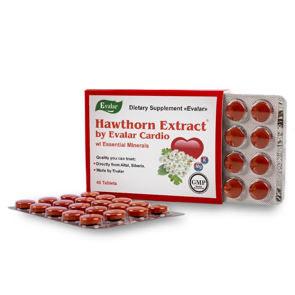 Hawthorn by Evalar Cardio 40 Tabs | CardioActive Hawthorn