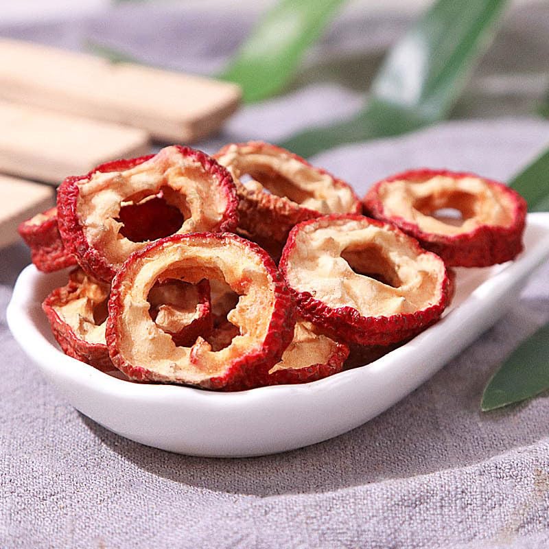 Hawthorn Slices 10.6oz / 300g – Hollow Seedless Hawthorn for Tea