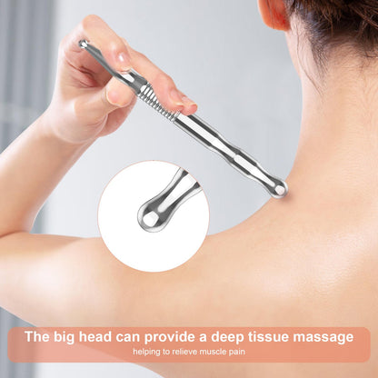 HAZUU Stainless Steel Gua Sha Tool & Acupuncture Pen – Deep Tissue Massage (JGS-3)