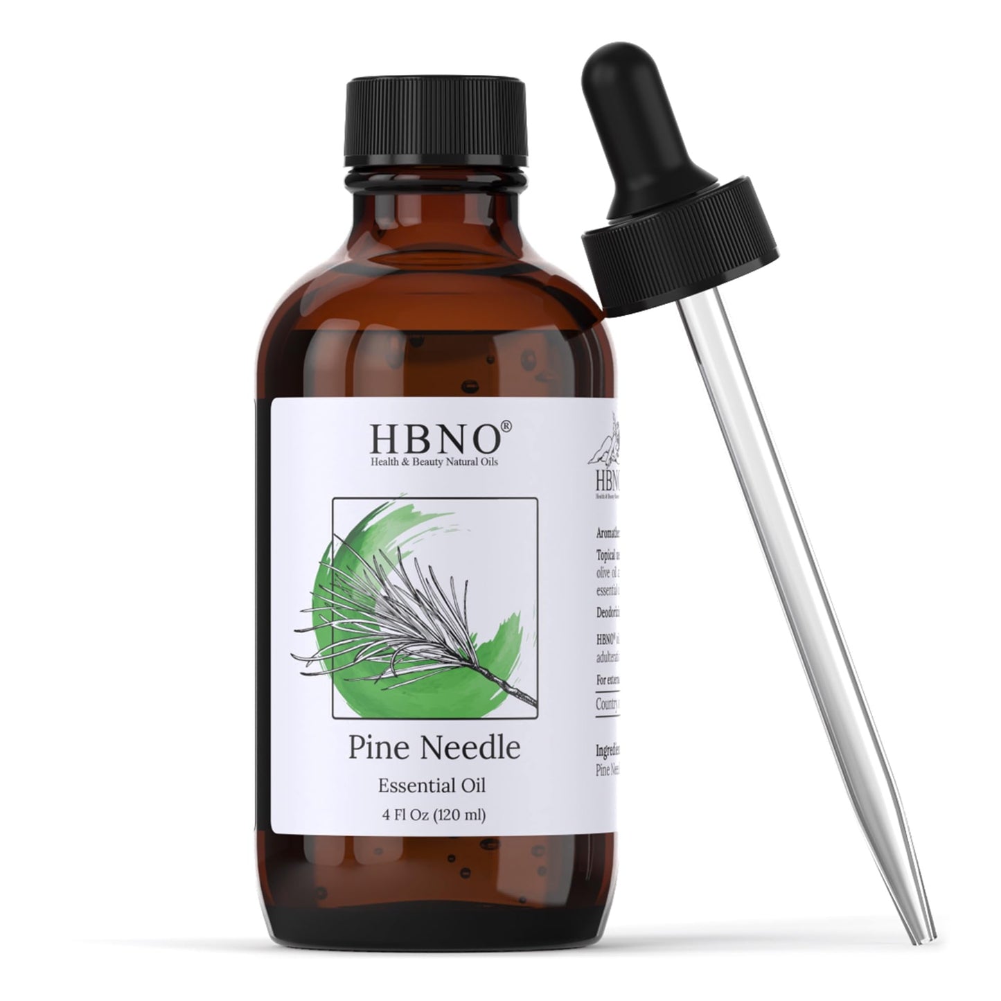 HBNO California Pine Needle Essential Oil 4 oz (120 ml) – Natural, Aromatherapy & DIY