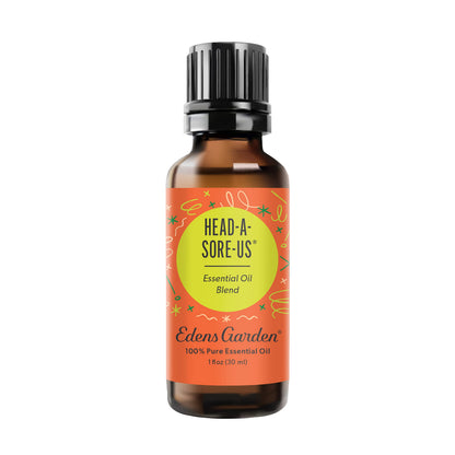 Head-A-Sore-Us Essential Oil Blend – 100% Pure, Premium Grade (30 ml) | Edens Garden