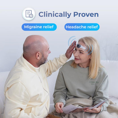 HeadaTerm-2 Migraine Relief Device – Drug-Free, Fast-Acting e-TNS Head Cap (2-Pack)
