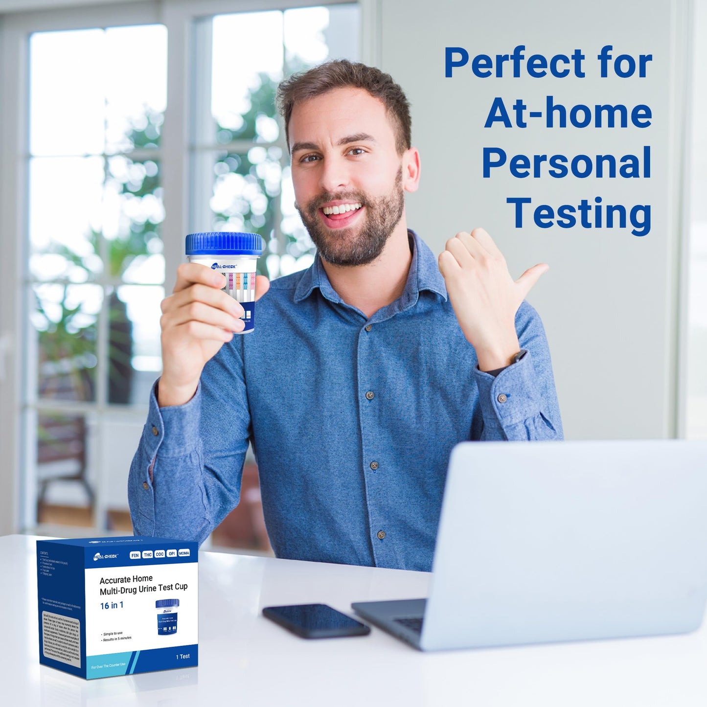 6 Pack 16-Panel Multi-Drug Urine Test Kit – HEAL-CHECK | At-Home Drug Test