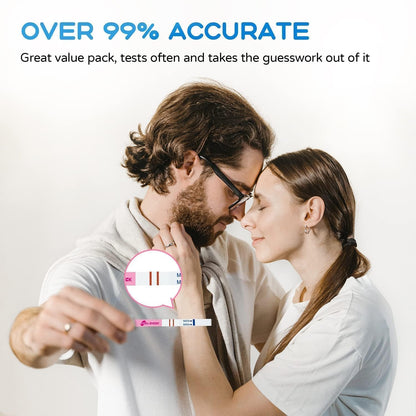 HEAL-CHECK Pregnancy Tests with Cup – Bulk 25 Count, 99% Accuracy