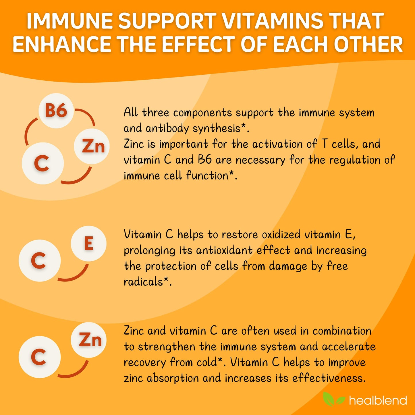 HealBlend 10 in 1 Immune Support Supplement Booster – Elderberry, Zinc, Echinacea, Turmeric, Probiotics | Adults 120 Capsules