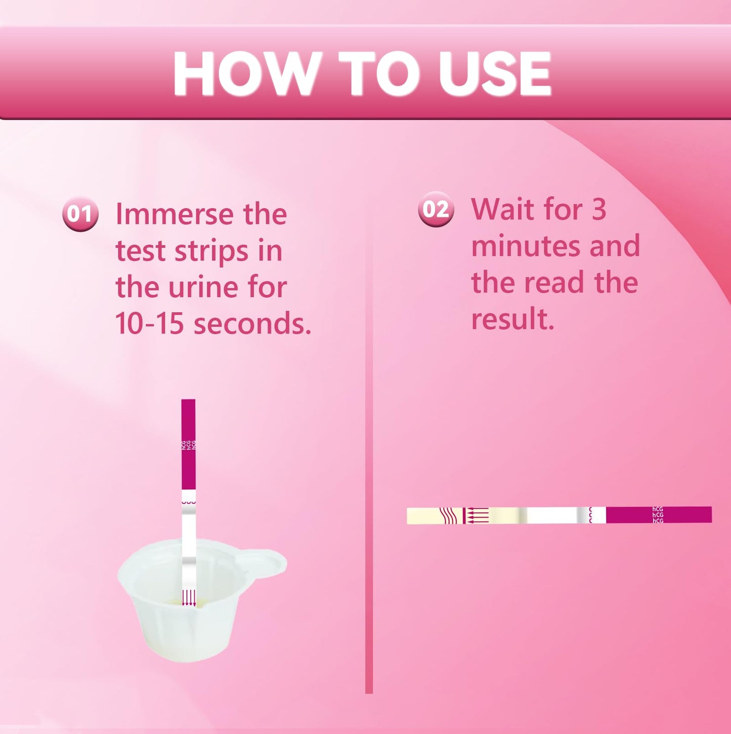HealCare Pregnancy Test – Ultra-Sensitive 10 MIU/ml, Early Detection in 3 Minutes (10 Pieces)