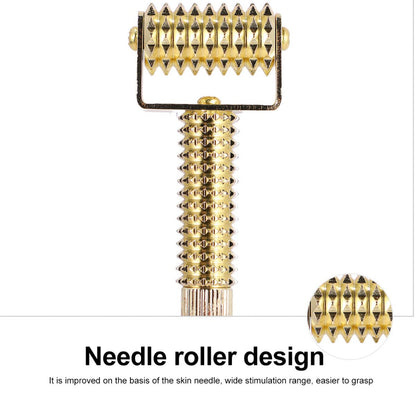 Healeved Roller Stick Copper Needle Ear Massager – Acupoint Spring Pen Probe