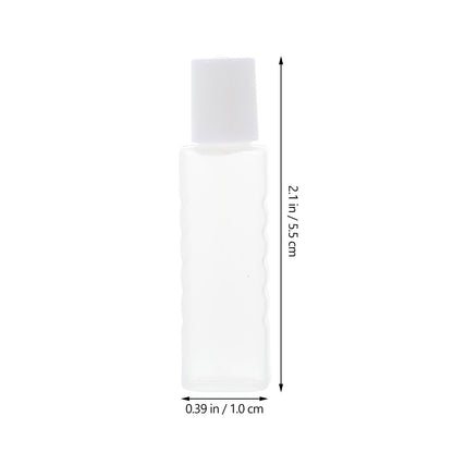 Healifty 25Pcs Mini Dropper Bottles – Travel Leak-Proof Plastic Bottles for Eye Drops & Contact-Lens Care