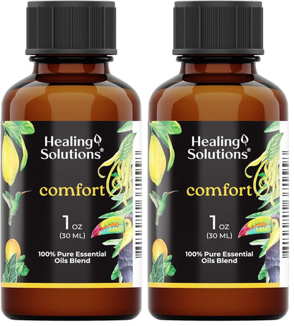 Healing Solutions Comfort Blend Essential Oil – 2 x 1 oz