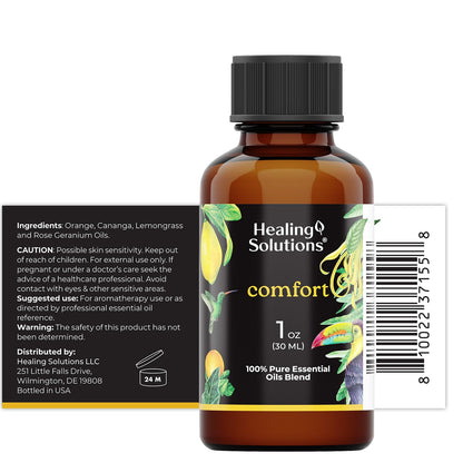 Healing Solutions Comfort Blend Essential Oil – 2 x 1 oz