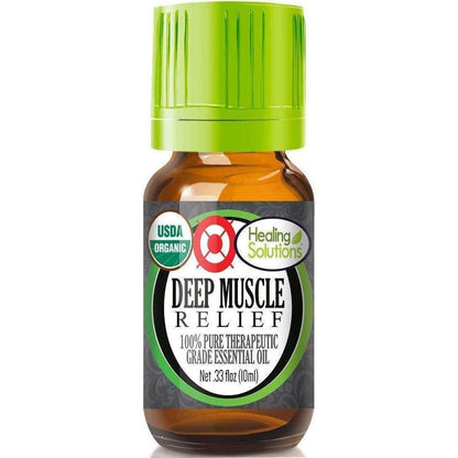 Healing Solutions Deep Muscle Relief Essential Oil – Organic 0.33 oz