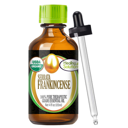 Healing Solutions HSO Organic Frankincense Essential Oil - 4 oz / 120 ml