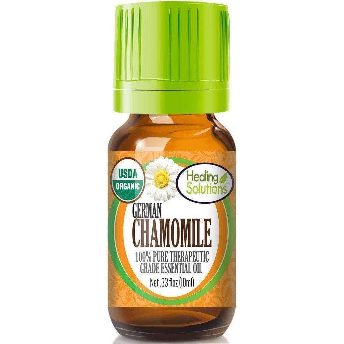 German Chamomile Essential Oil 0.33 oz (10 ml) – Organic | Healing Solutions