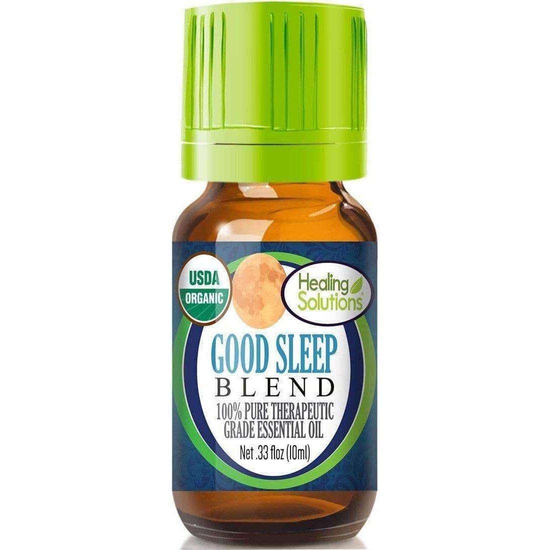 Healing Solutions Sleep Essential Oil Blend – 10 ml, Organic & Pure