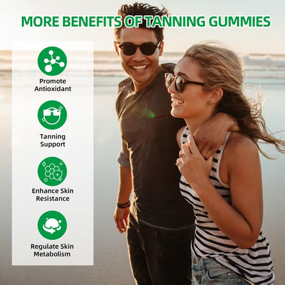 HEALOADING Tanning Gummies for Women – Daily Astaxanthin & Vitamin A for Natural Melanin Boost