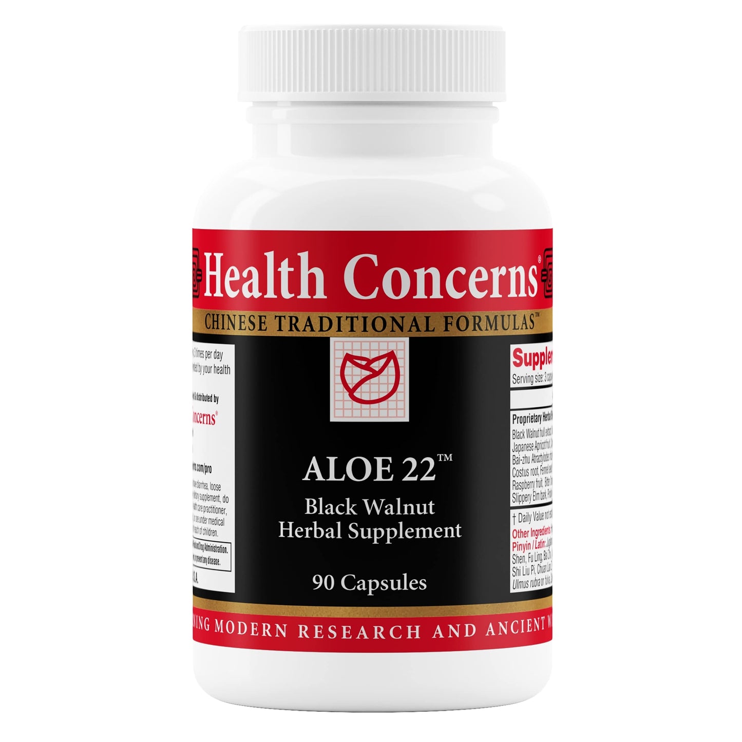 Health Concerns Aloe 22 – Digestive Support & Intestinal Cleanse (90 Capsules)