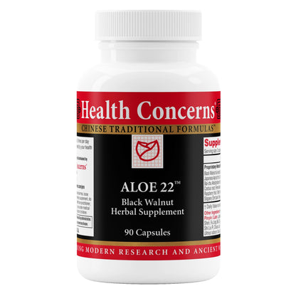 Health Concerns Aloe 22 – Digestive Support & Intestinal Cleanse (90 Capsules)