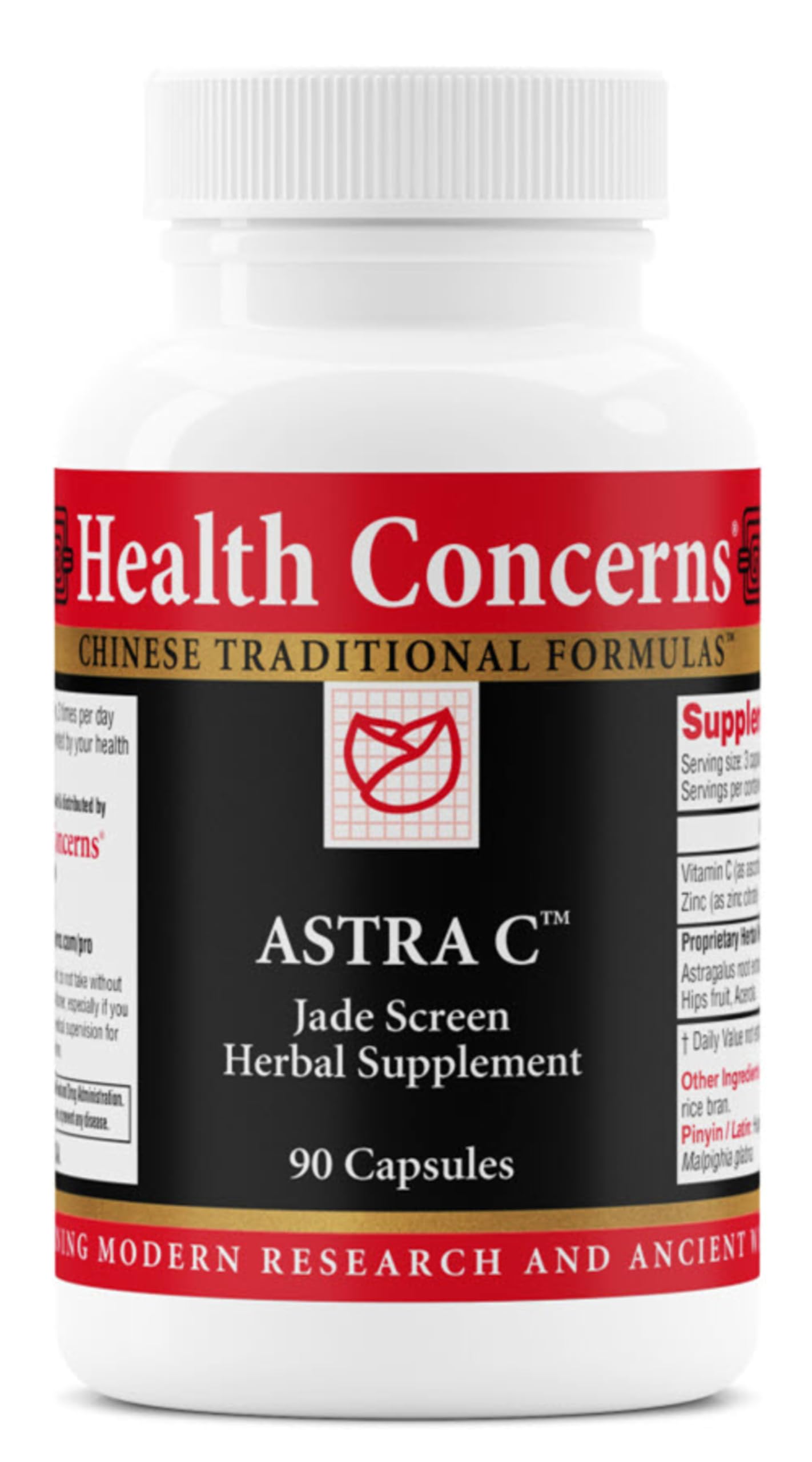 Health Concerns Astra C – Immune Support Formula with Vitamin C, Zinc & Herbs | 90 Capsules