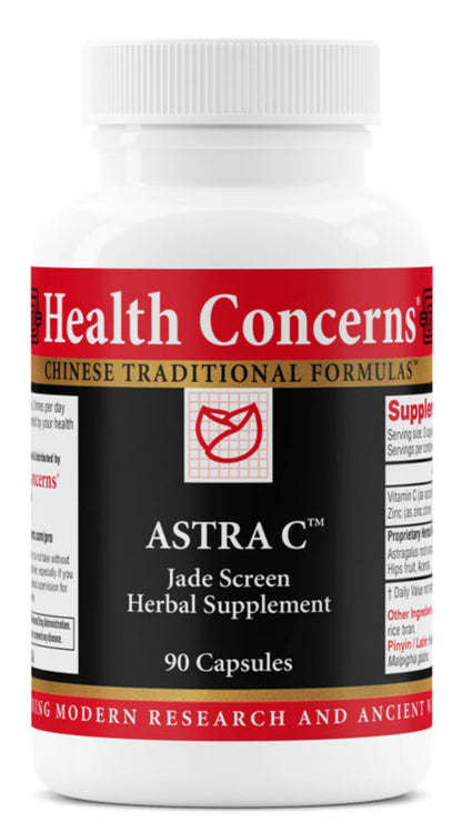 Health Concerns Astra C – Immune Support Formula with Vitamin C, Zinc & Herbs | 90 Capsules
