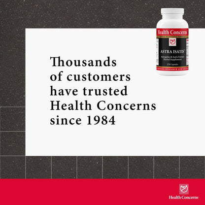 Health Concerns Astra Isatis Immune Defense & Respiratory Support – 270 Capsules