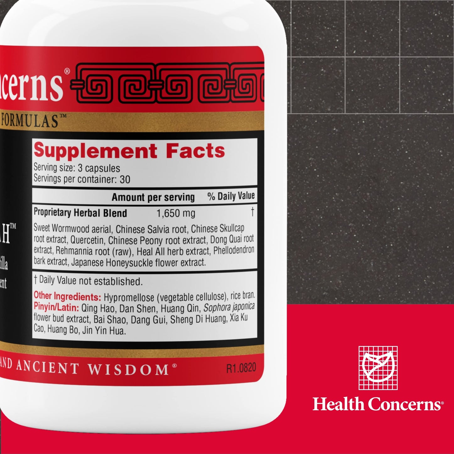 Health Concerns Formula H – Blood Circulation & Vein Health (90 Capsules)