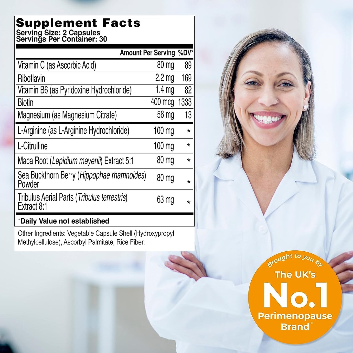 Health & Her Intimacy+ Multi-Nutrient Supplement for Women – Maca Root, Tribulus, Vegan (60 ct)