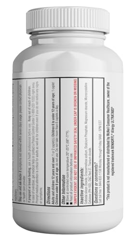 HEALTH LFE Allergy Relief Diphenhydramine HCl 25 mg Caplets, 1000 Count | For Sneezing, Runny Nose, Itchy Eyes