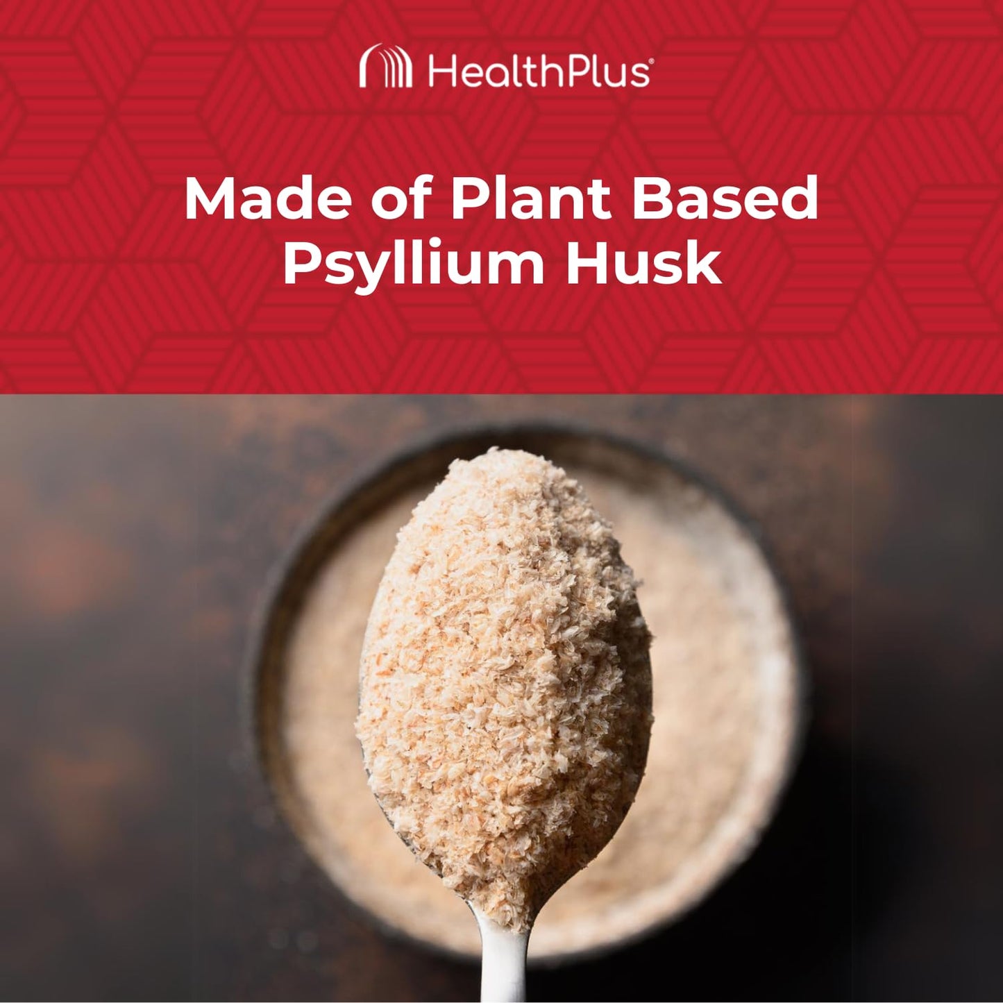 Health Plus Colon Cleanse - Natural Psyllium Fiber Powder | Gluten Free, 12 oz