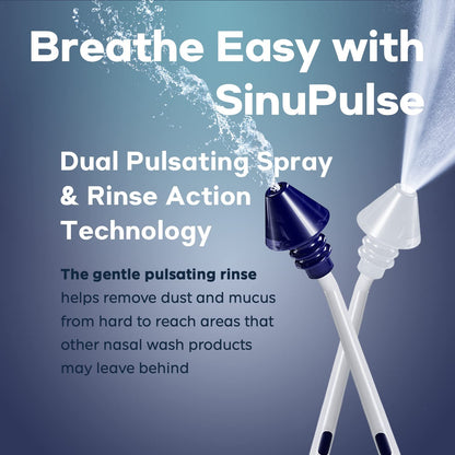 Health Solutions SinuPulse Elite: Advanced Nasal Irrigation System with SinuAir Packets
