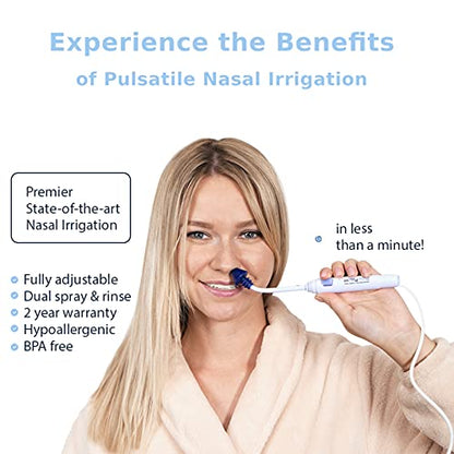 Health Solutions SinuPulse Elite: Advanced Nasal Irrigation System with SinuAir Packets