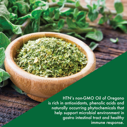 Oil of Oregano 120 Mini-Softgels – 40:1 in EVOO | Health Thru Nutrition