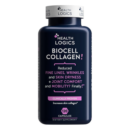Health Logics BioCell Collagen - Joint & Skin Care, 120 Capsules