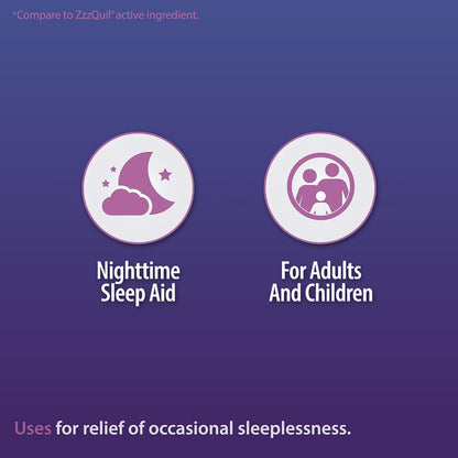 HealthA2Z Sleep Aid Softgels – Diphenhydramine HCl 25 mg, Non-Habit Forming, 96 Softgels