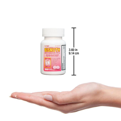 HealthA2Z Bismuth Subsalicylate 262mg | Multi-Symptom Digestive Relief (100 Count)
