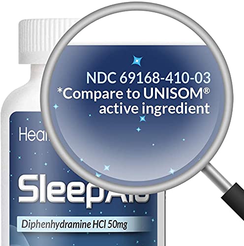 HealthA2Z Sleep Aid Softgels 50mg Diphenhydramine — 250 Count Pack of 2