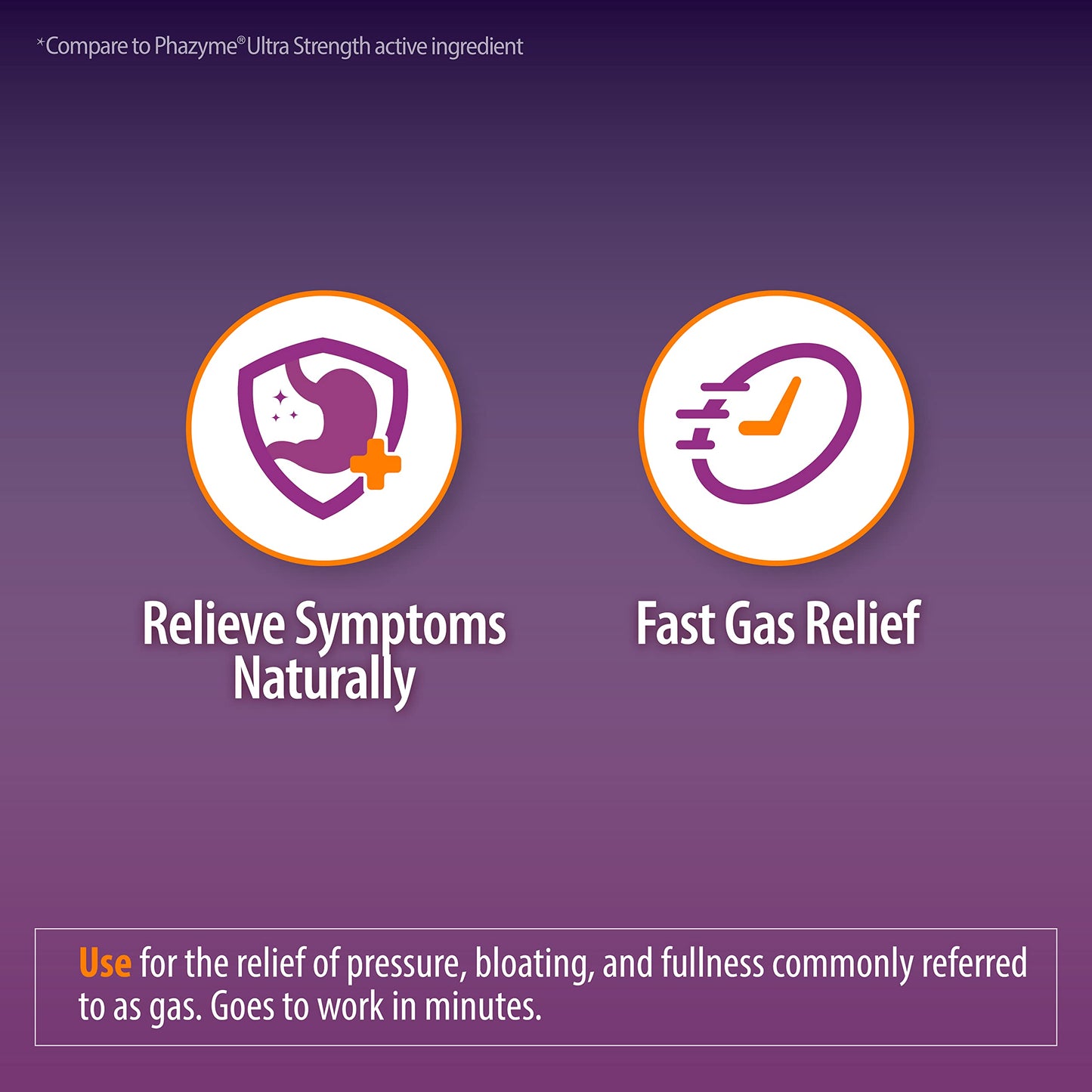 HealthA2Z Gas Relief Simethicone 180mg – 300 Count | Fast Gas Relief & Digestive Comfort
