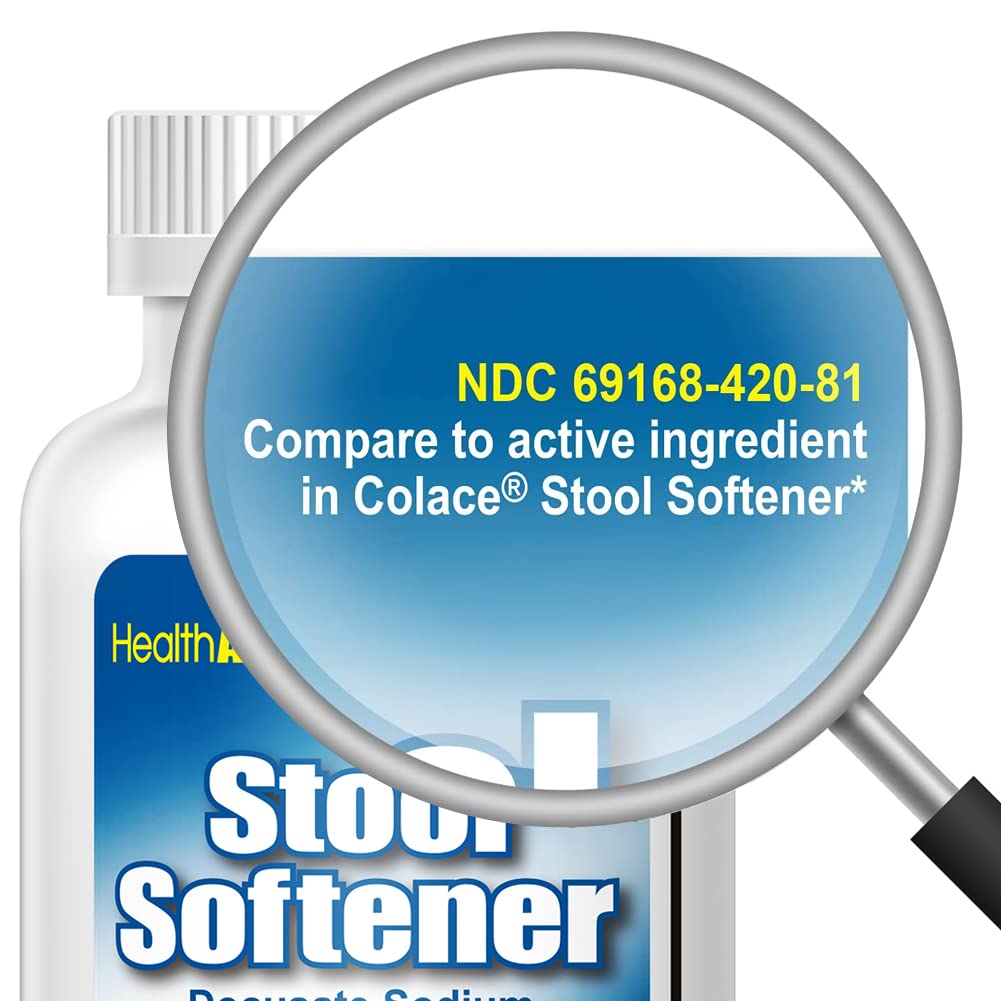 HealthA2Z Stool Softener | Docusate Sodium 100mg Softgels | Gentle, Non-Stimulant Relief (400 Count)