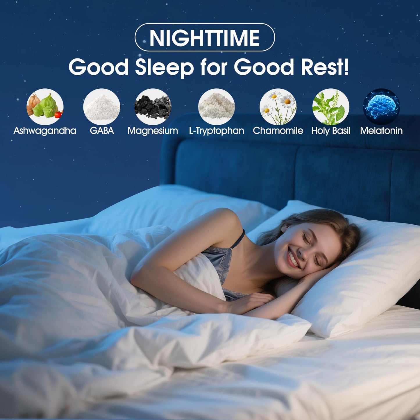 HealthSender Cortisol-Manager – Dual-Formula Ashwagandha & Rhodiola for Mood, Sleep & Focus