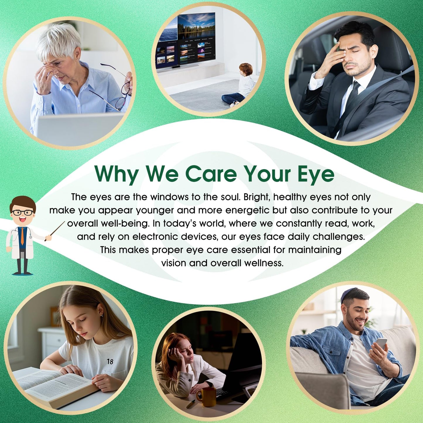 HealthSender 37-in-1 Eye Vitamin – AREDS2 Inspired Eye Support