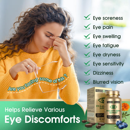 HealthSender 37-in-1 Eye Vitamin – AREDS2 Inspired Eye Support