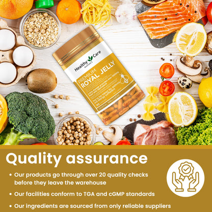 Healthy Care Royal Jelly 1000, 365 Capsules – Made in Australia